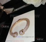 AAA Piaget Jewelry Copy - 925 Silver Possession Open Band Diamond Bracelet